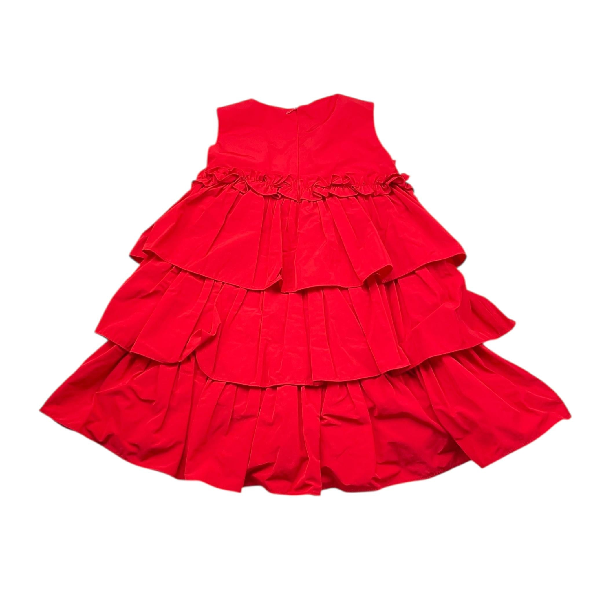LIU JO abito giromanica tinta unita  Rosso per Bambina KF3073J ROSSO LIU JO