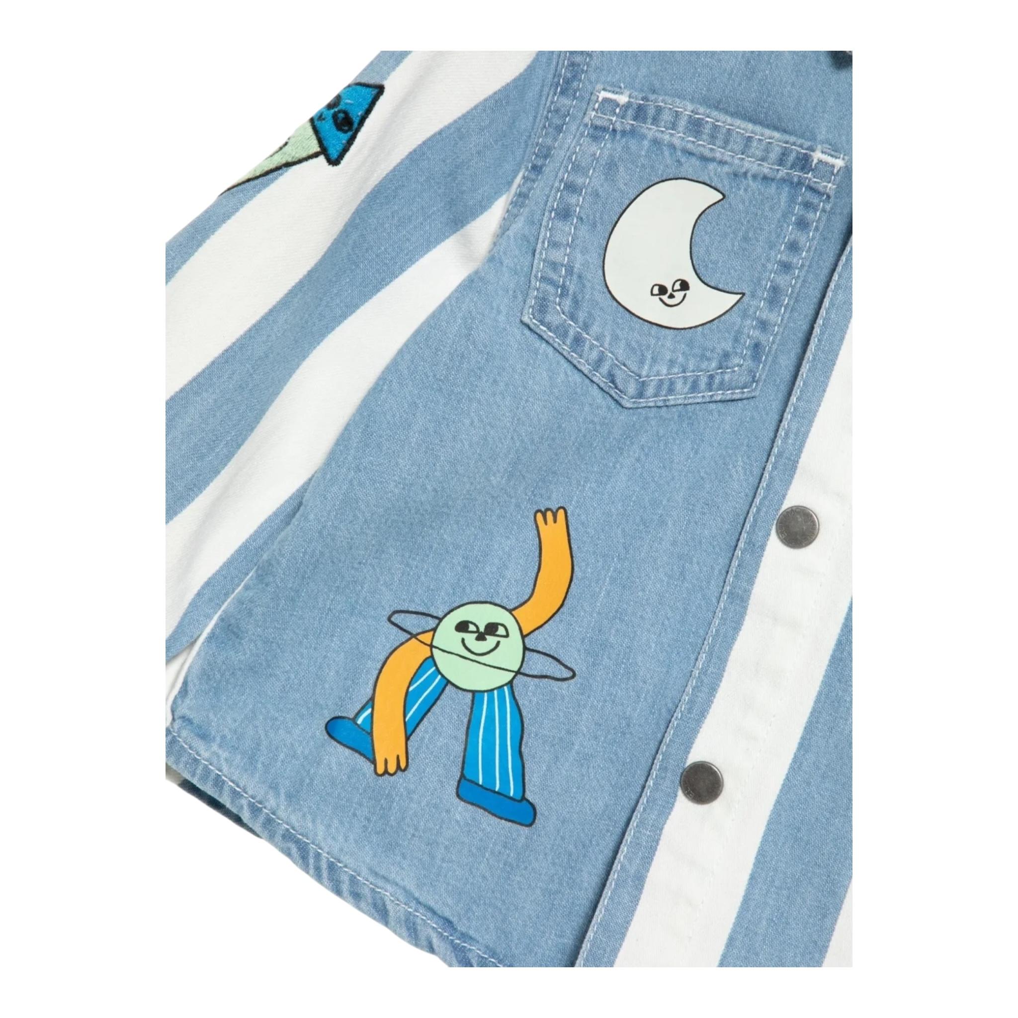 STELLA McCARTNEY camicia manica lunga in denim Azzurro per Neonato TV5500 AZZURRO STELLA McCARTNEY