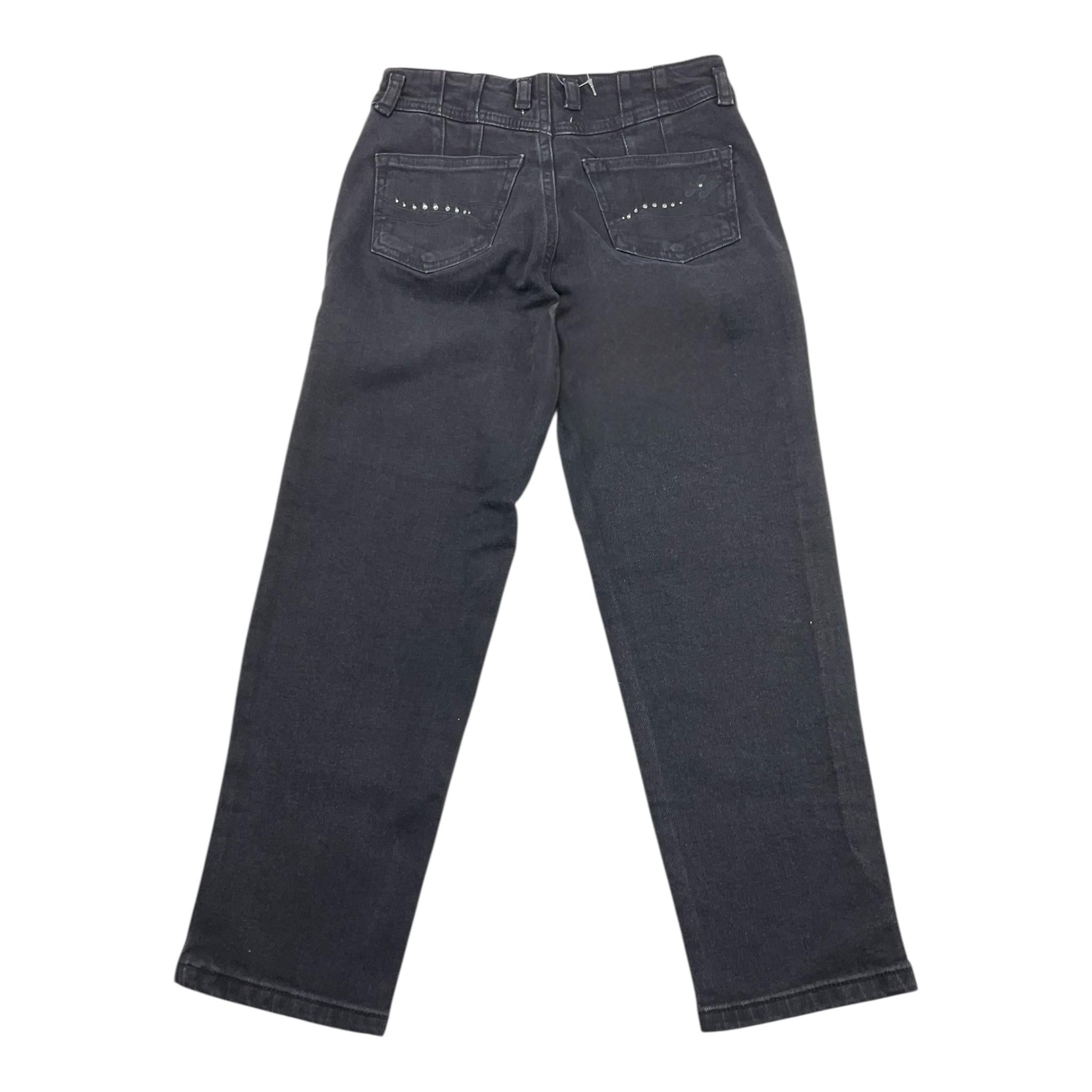 LIU JO jeans tinta unita con bottoni Nero per Bambina GF2127 NERO LIU JO