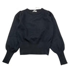 LU LU BY MISS GRANT maglia tinta unita Nero per Bambina LL1350X NERO LU LU BY MISS GRANT