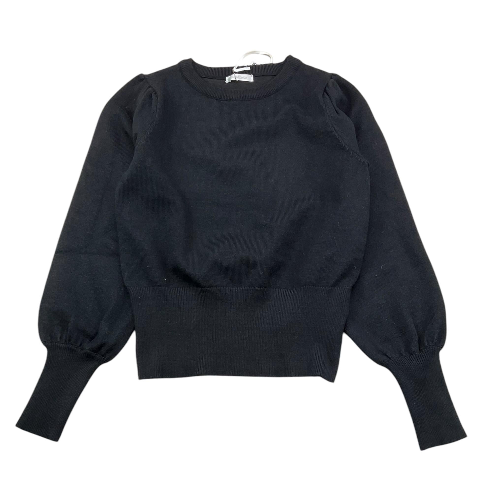 LU LU BY MISS GRANT maglia tinta unita Nero per Bambina LL1350X NERO LU LU BY MISS GRANT