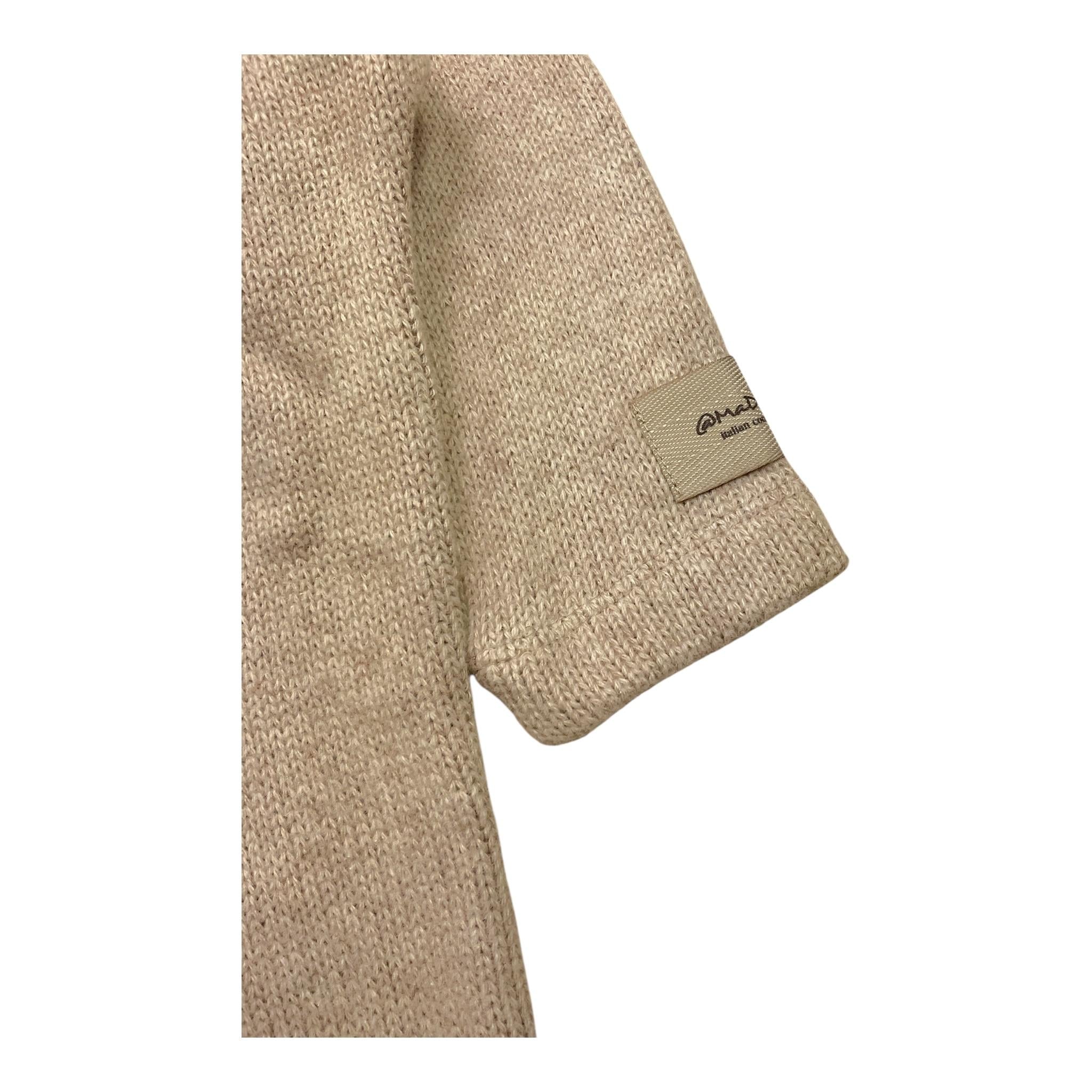 @MADILLY abito tinta unita grocollo  Sabbia per Bambina 018899 SABBIA @MADILLY