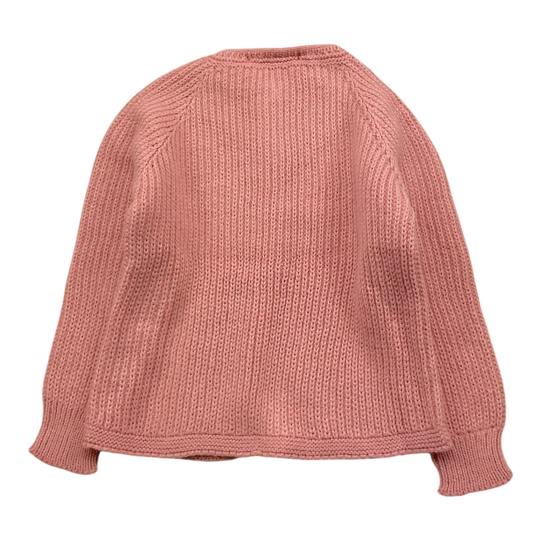 BABIDU cardigan tinta unita con bottoni in contrasto Rosa per Neonata 60682FN ROSA BABIDU