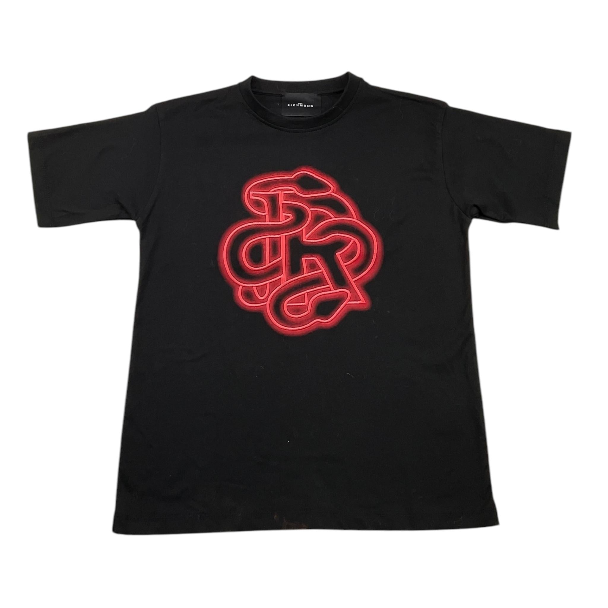 JOHN RICHMOND t-shirt girocollo tinta unita con taschino Nero per Bambina RBA25173TS NERO JOHN RICHMOND