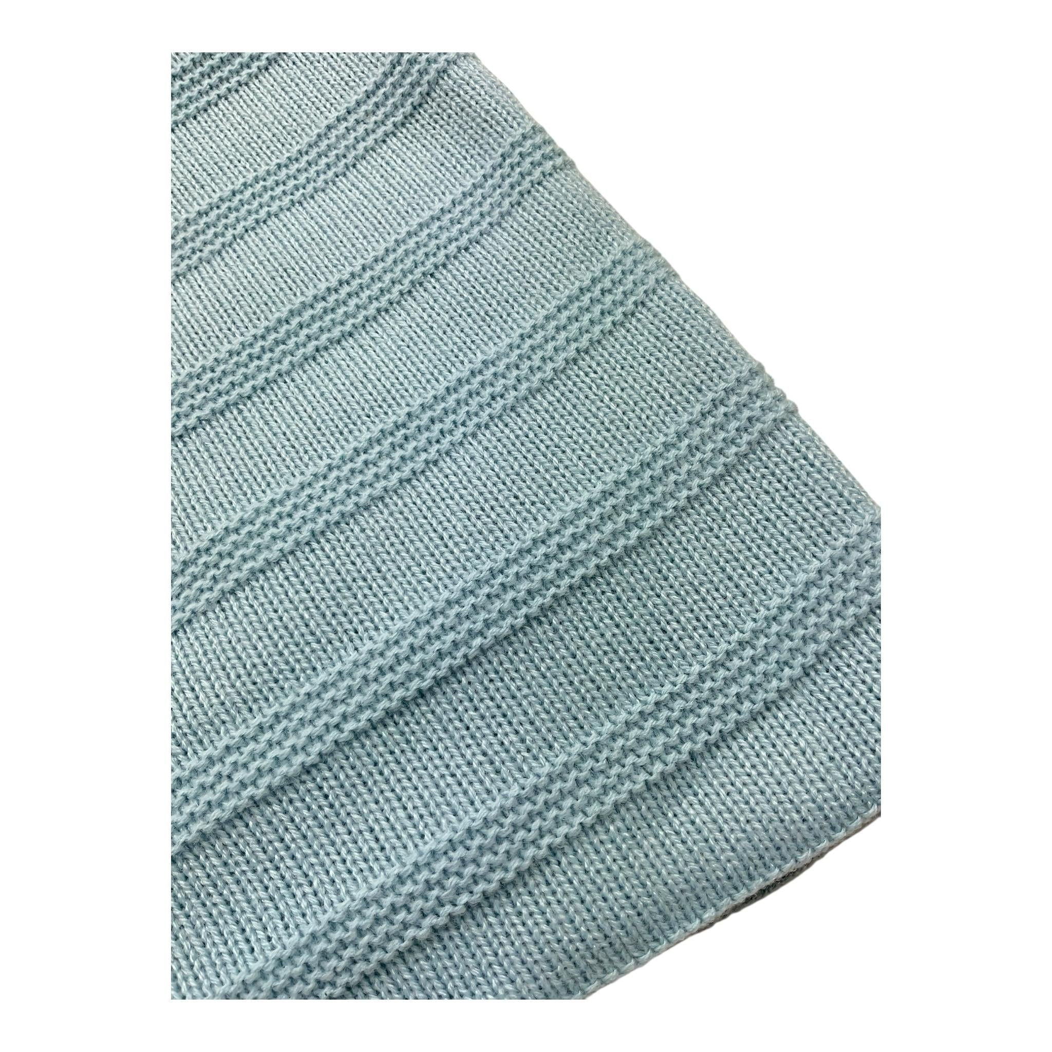 JULIANA coperta tinta unita Verde acqua per Neonato 24532 VERDE ACQUA JULIANA