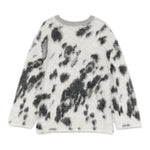 STELLA McCARTNEY maglia gircollo tinta unita con fnatasia maculata Grigio per Bambina TV9A90 GRIGIO STELLA McCARTNEY
