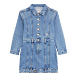 GUESS abito in denim tinta unita manica lunga Azzurro per Bambina J4YK26D4WF0 AZZURRO GUESS