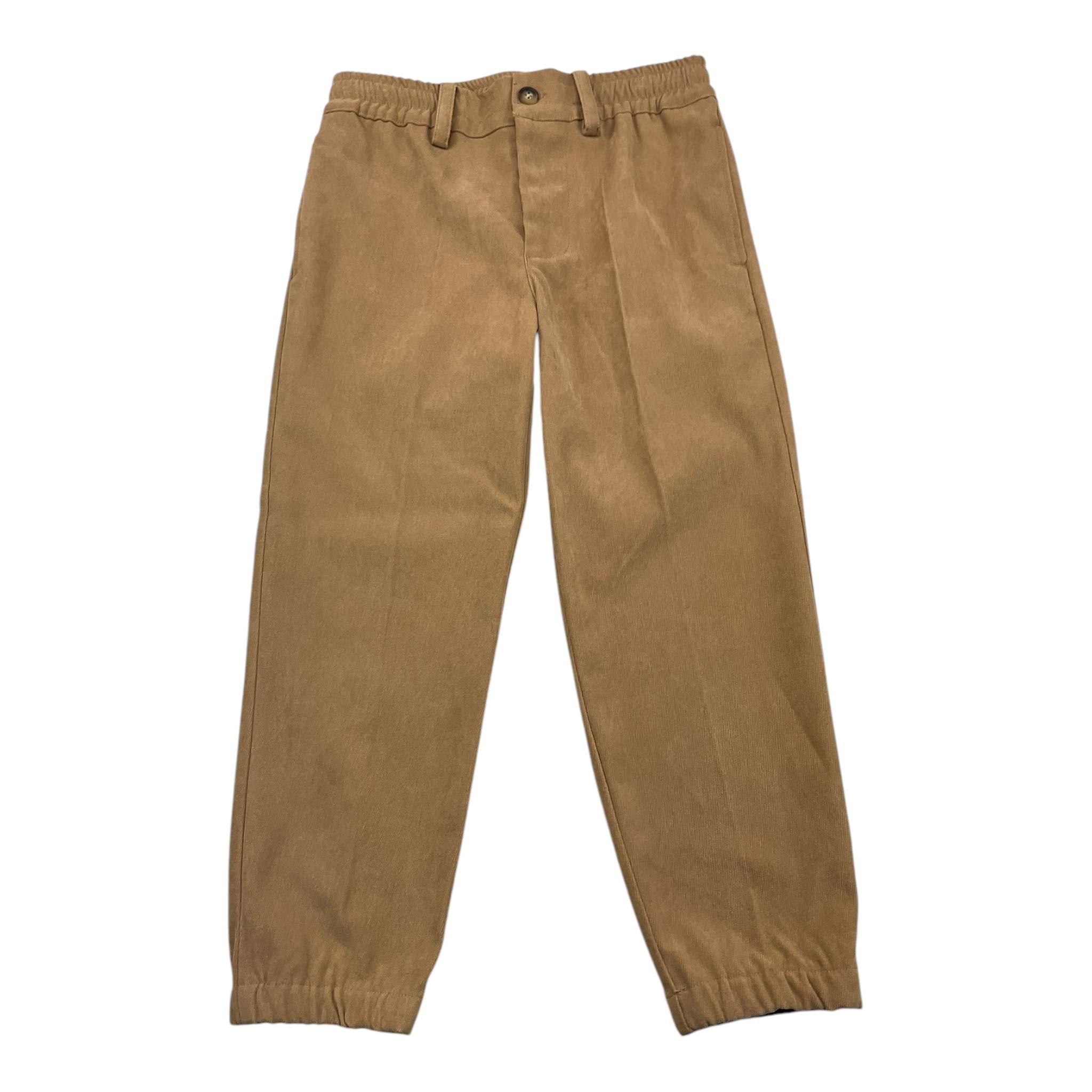 TRUSSARDI pantalone tinta unita con elastico in vita Cammello per Bambino TBA25150PA CAMMELLO TRUSSARDI