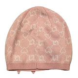 LIU JO cappello tinta unita con stampe logo Rosa per Neonata HF4080MA ROSA LIU JO