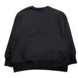 ELISABETTA FRANCHI felpa chiusa girocollo tinta unita con logo Nero per Bambina EFFE138X NERO ELISABETTA FRANCHI
