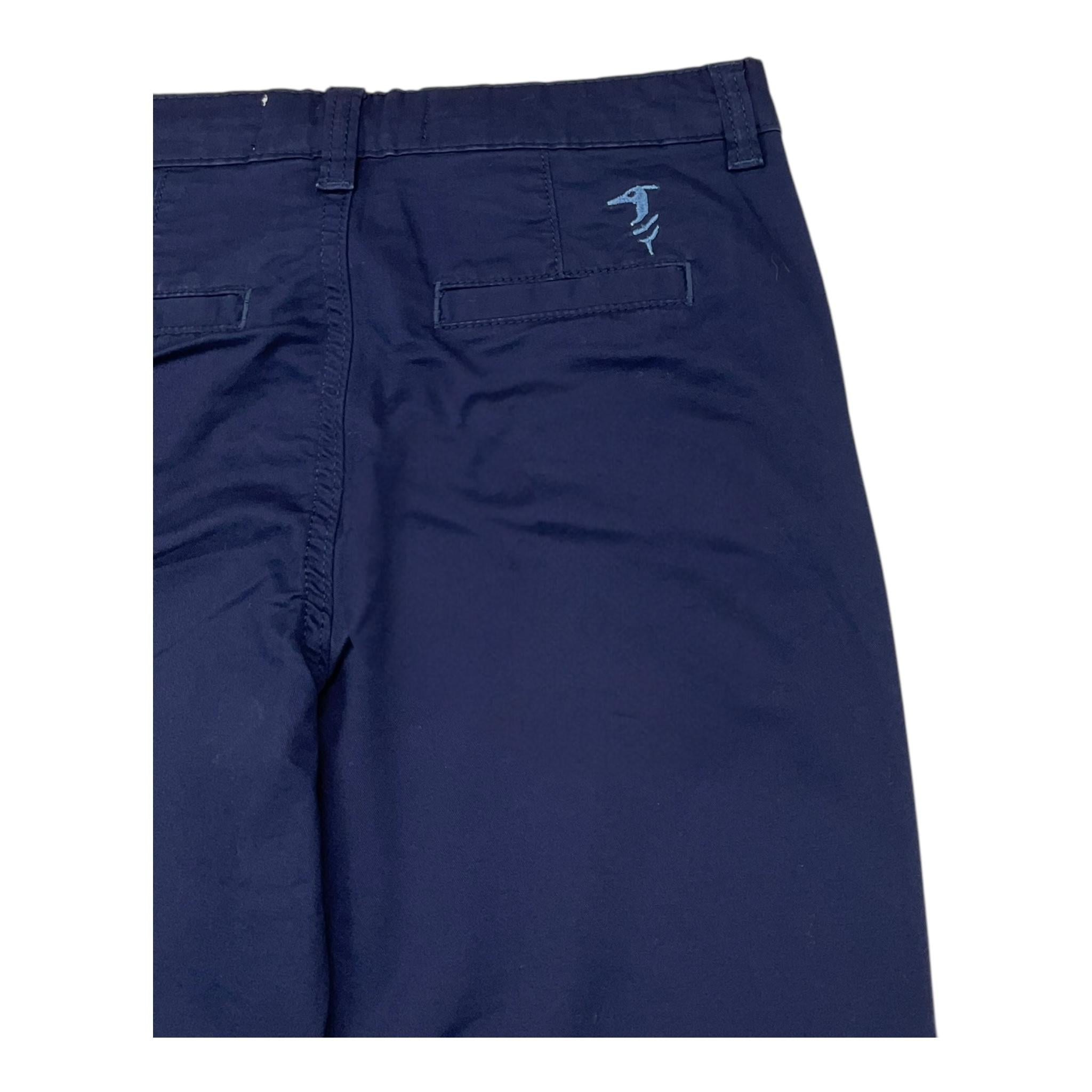TRUSSARDI pantalone tinta unita con girovita regolabile Blu per Bambino TBA25059 BLU TRUSSARDI