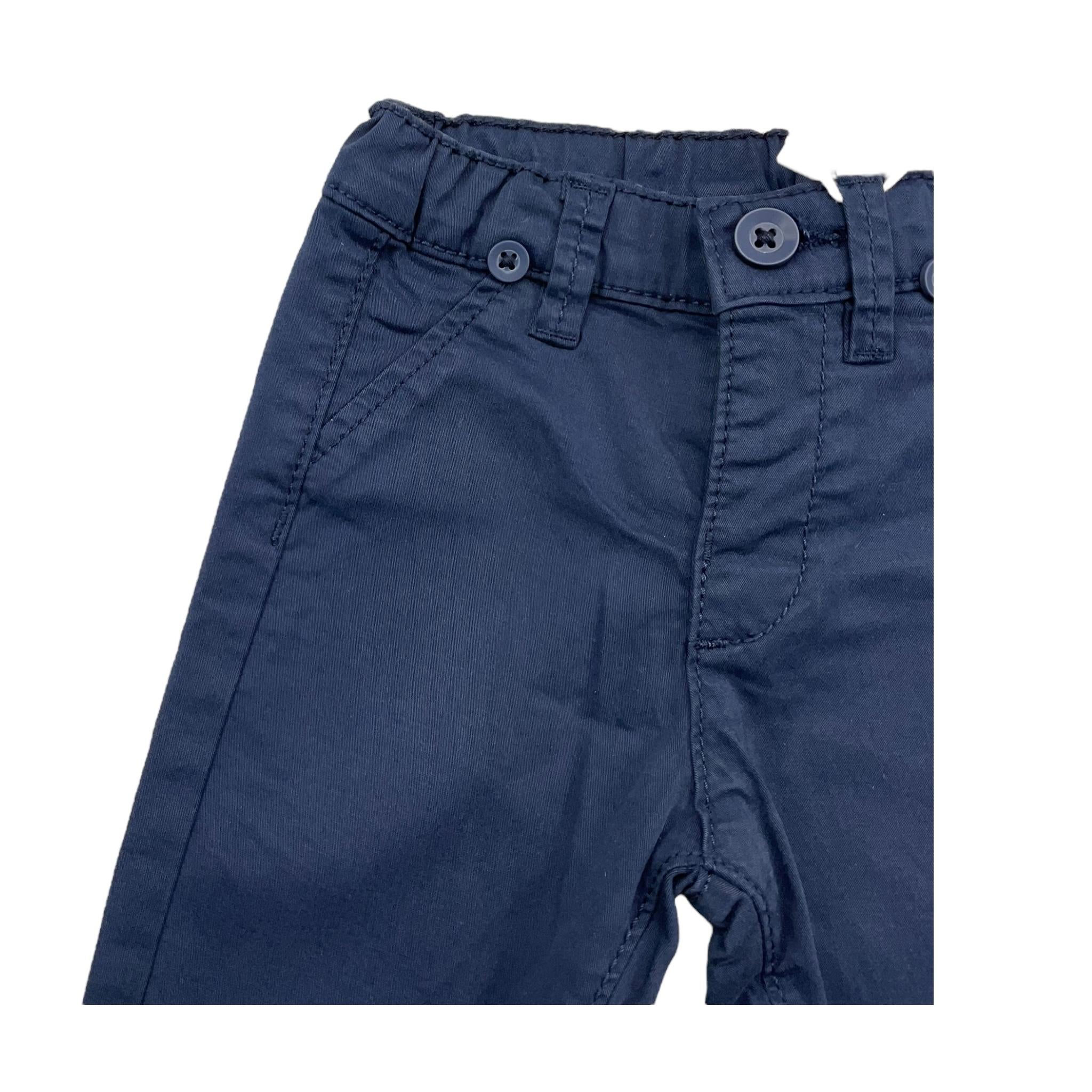 MAYORAL pantalone tinta unita con girovita regolabile Blu per Neonato 2521 BLU MAYORAL
