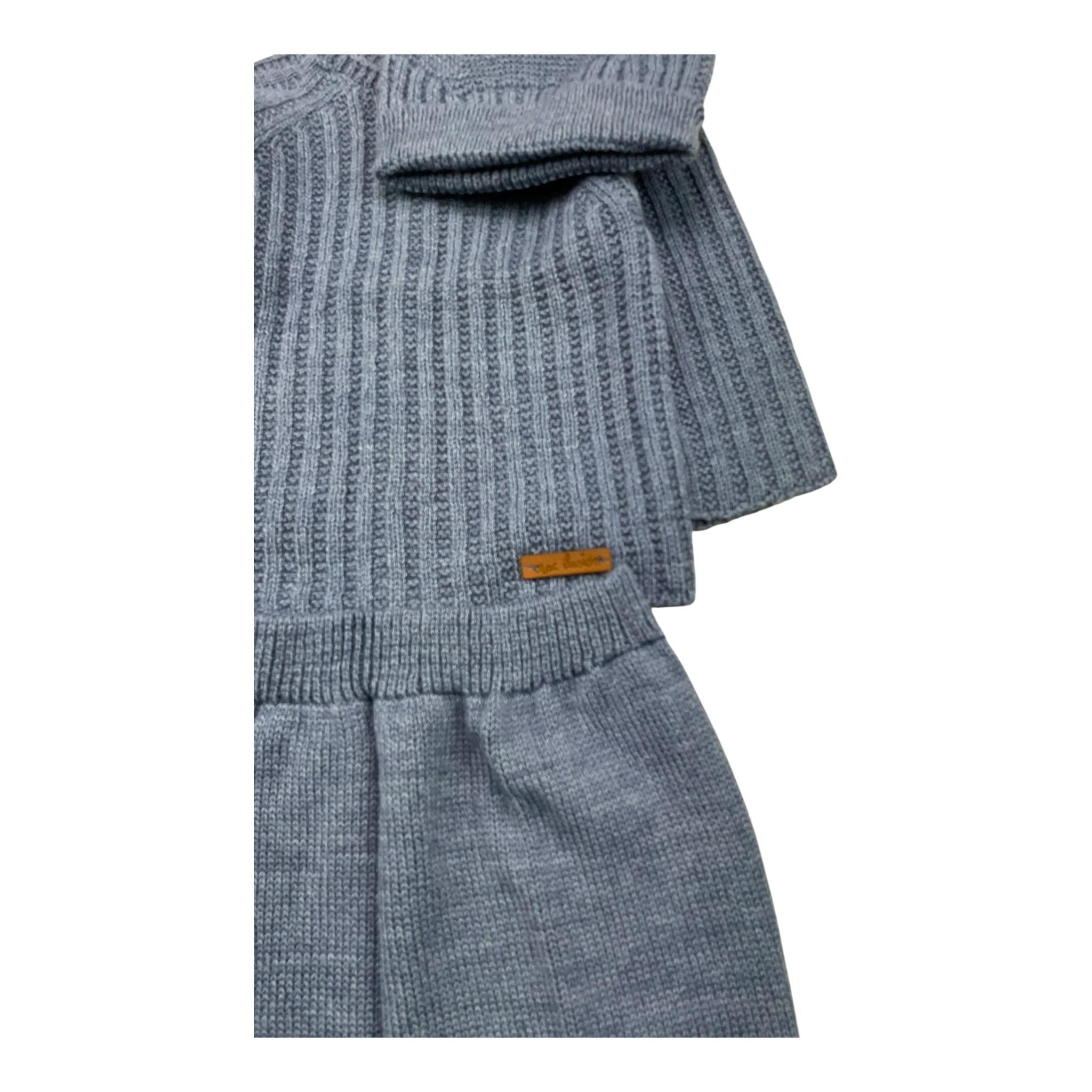 MAC ILUSIO'N completo 3 pezzi maglia-ghettina-cappello Blu per Neonato 9400 BLU MAC ILUSIO'N
