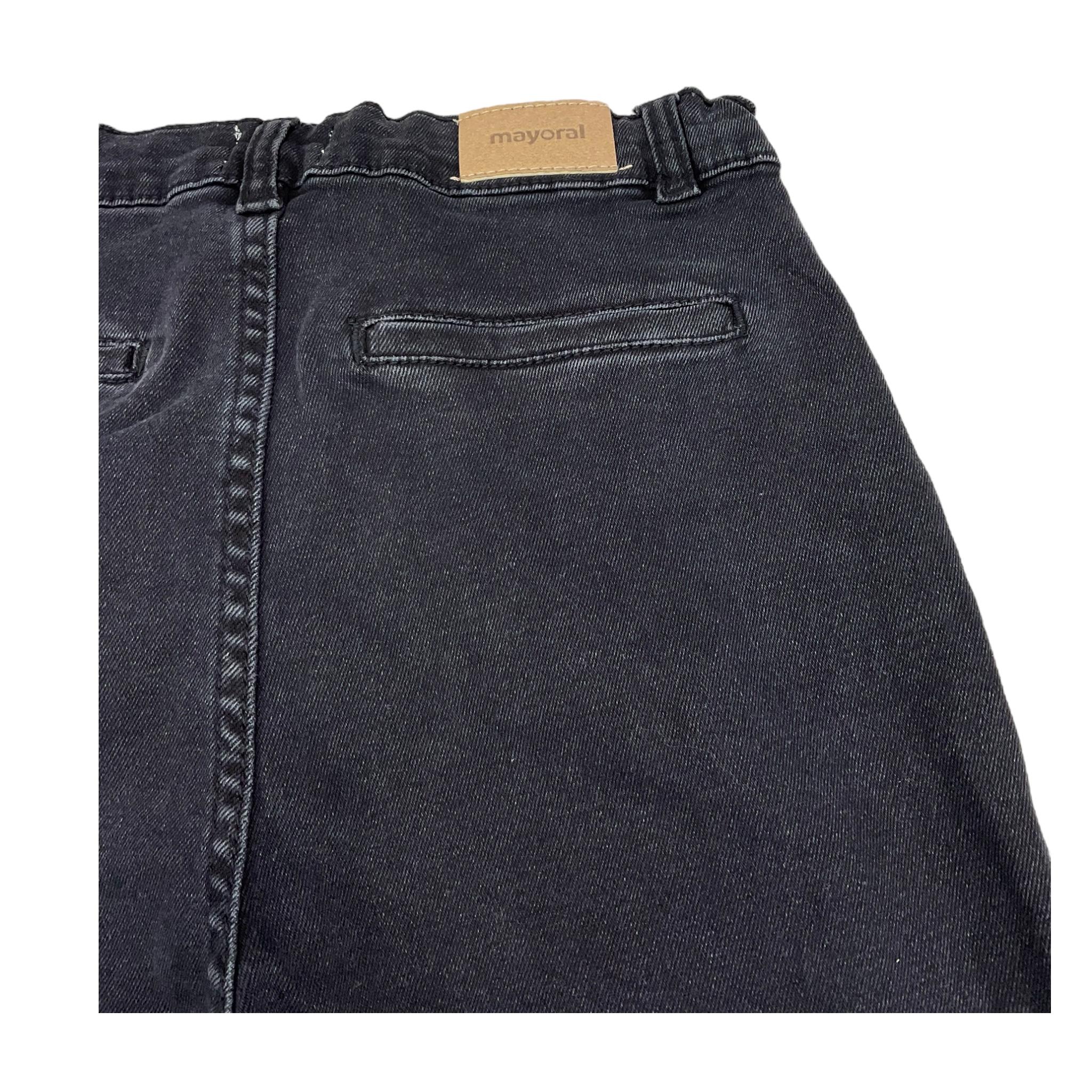 MAYORAL jeans tinta unita modello palazzo Nero per Neonata 7547 NERO MAYORAL