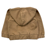 JOHN RICHMOND felpa con zip e cappuccio tinta unita con stampe Beige per Neonato RIA25052FE BEIGE JOHN RICHMOND