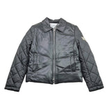 DANIELE ALESSANDRINI giubbino in ecopelle tinta unita con zip Nero per Bambino 1231O1377 NERO DANIELE ALESSANDRINI
