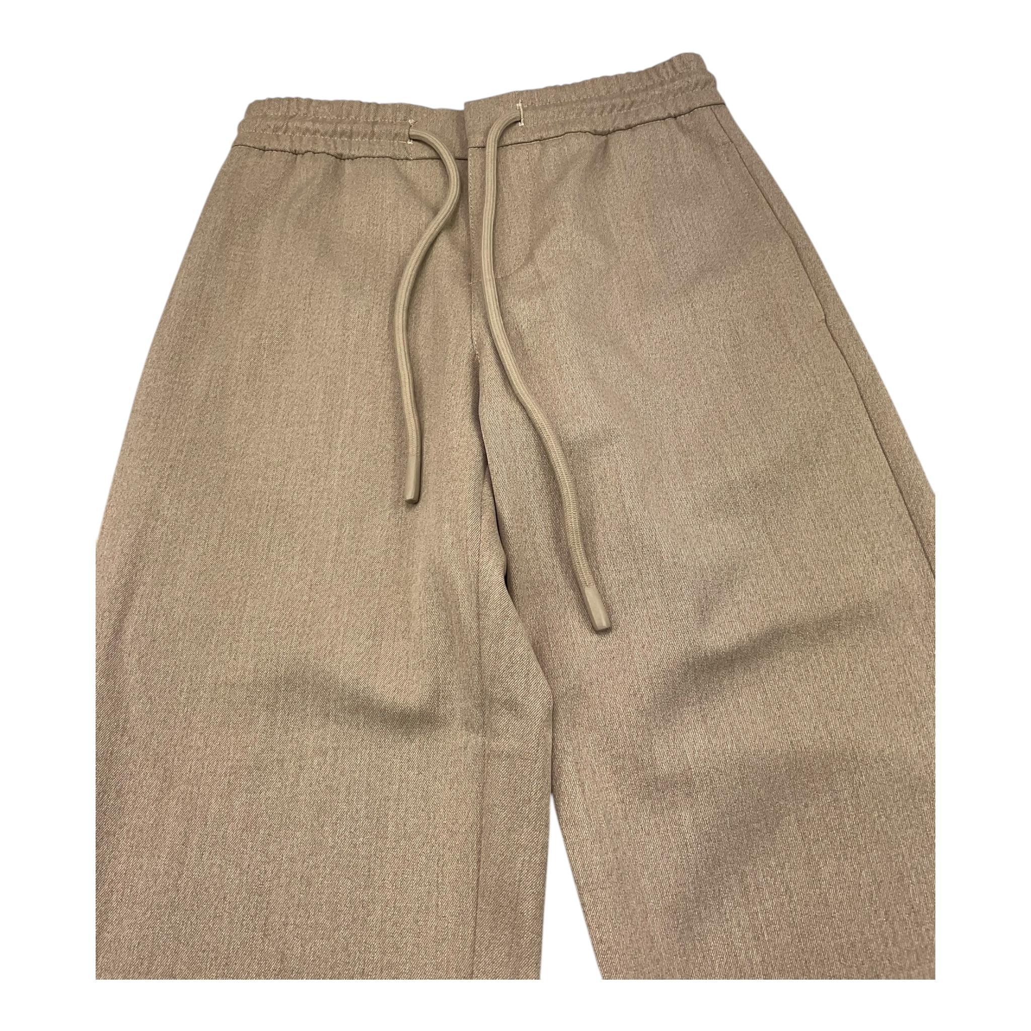 TRUSSARDI pantalone tinta unita con elastico in vita Beige per Bambino TBA25045PA BEIGE TRUSSARDI