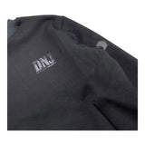 DNJ felpa girocollo tinta unita con logo Nero per Bambino MFD5301J NERO DNJ