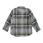 ZHOE & TOBIAH camicia tinta unita con fantasia a quadri Verde per Bambino COC2 VERDE ZHOE & TOBIAH