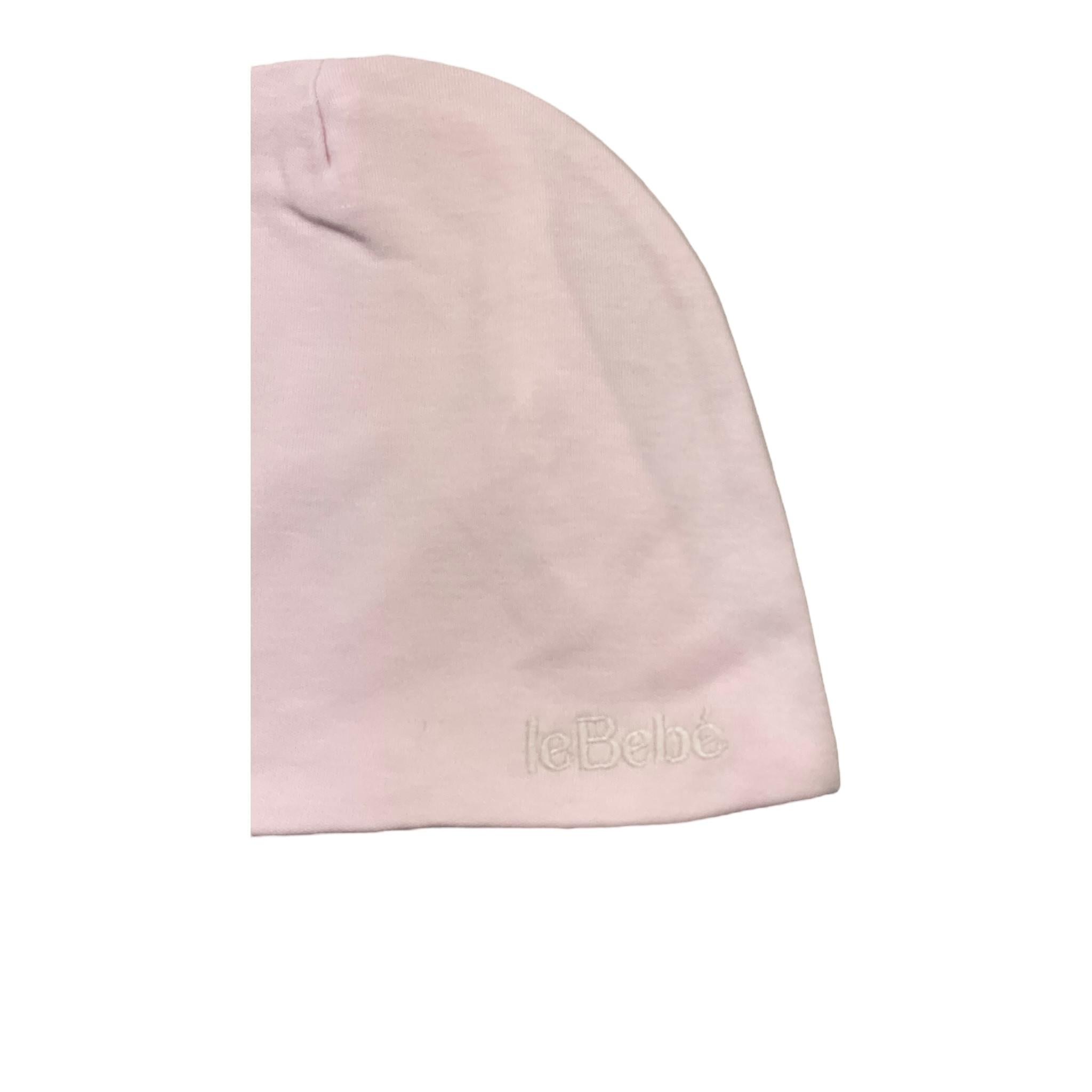 LE BEBE' cappelli tinta unita cn logo Rosa per Neonata LBG5991 ROSA LE BEBE'