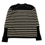 RELISH maglia girocollo fantasia a righe Nero per Bambina RGA230258011 NERO RELISH