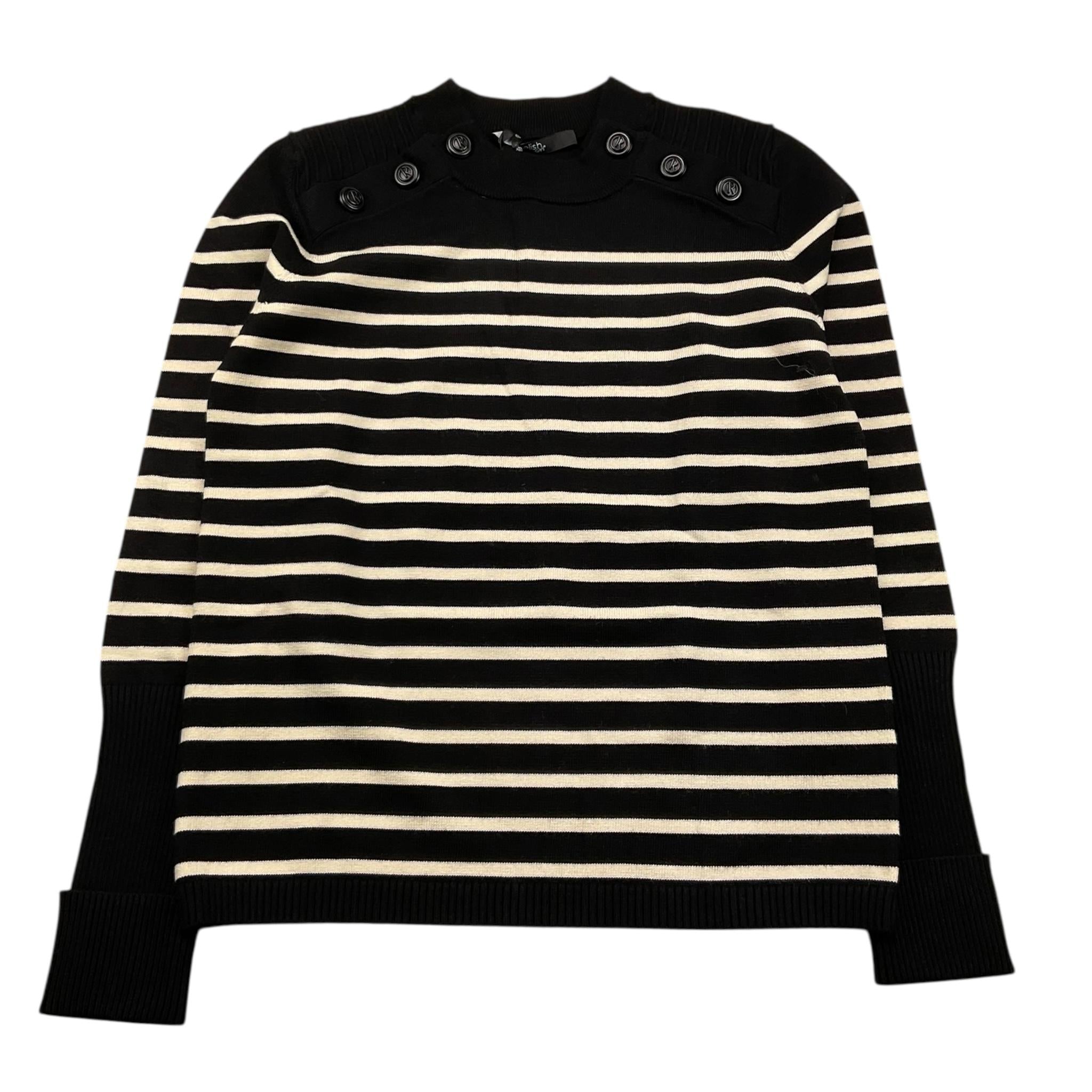 RELISH maglia girocollo fantasia a righe Nero per Bambina RGA230258011 NERO RELISH