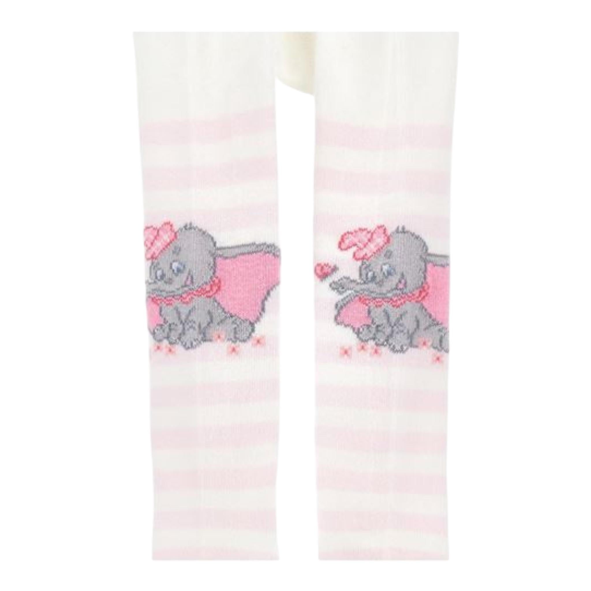 MONNALISA calze tinta unita con stampa dumbo Panna per Bambina 39D000 PANNA MONNALISA