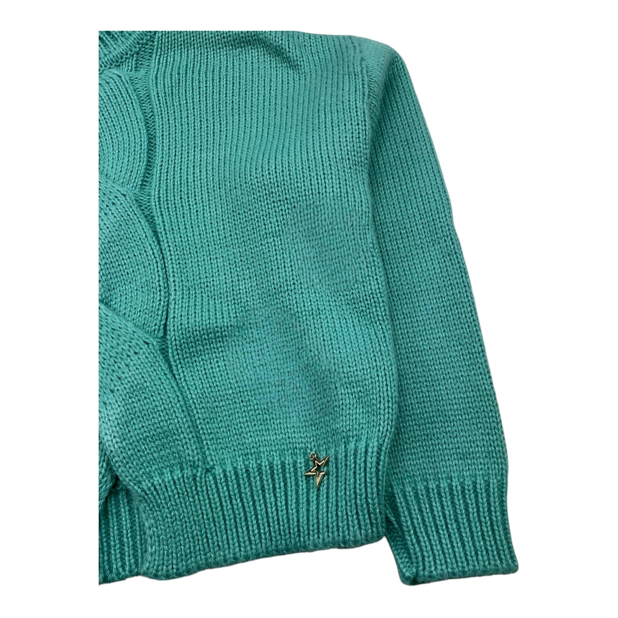 NAIDA maglia girocollo tinta unita Verde per Bambina NAMA299 VERDE NAIDA