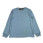 STAY STREET shirt girocollo tinta unita con stampa Azzurro per Bambino TB804ML AZZURRO STAY STREET