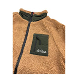 SAINT BARTH giubbino teddy tinta unita con zip e ricamo snoopy Marrone per Bambino KEY0005X MARRONE SAINT BARTH