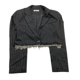 TO be too giacca tinta unita cn applicazioni Nero per Bambina TBT2527 NERO TO be too