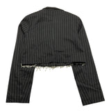 TO be too giacca tinta unita cn applicazioni Nero per Bambina TBT2527 NERO TO be too