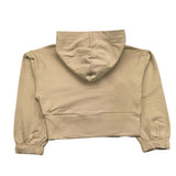 YOURS felpa con zip e cappuccio tinta unita Beige per Bambina BY1861 BEIGE YOURS
