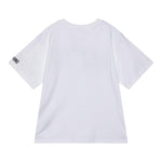 MOSCHINO t-shirt girocollo tinta unita con stampa Bianco per Bambina HDM06HXXX BIANCO MOSCHINO