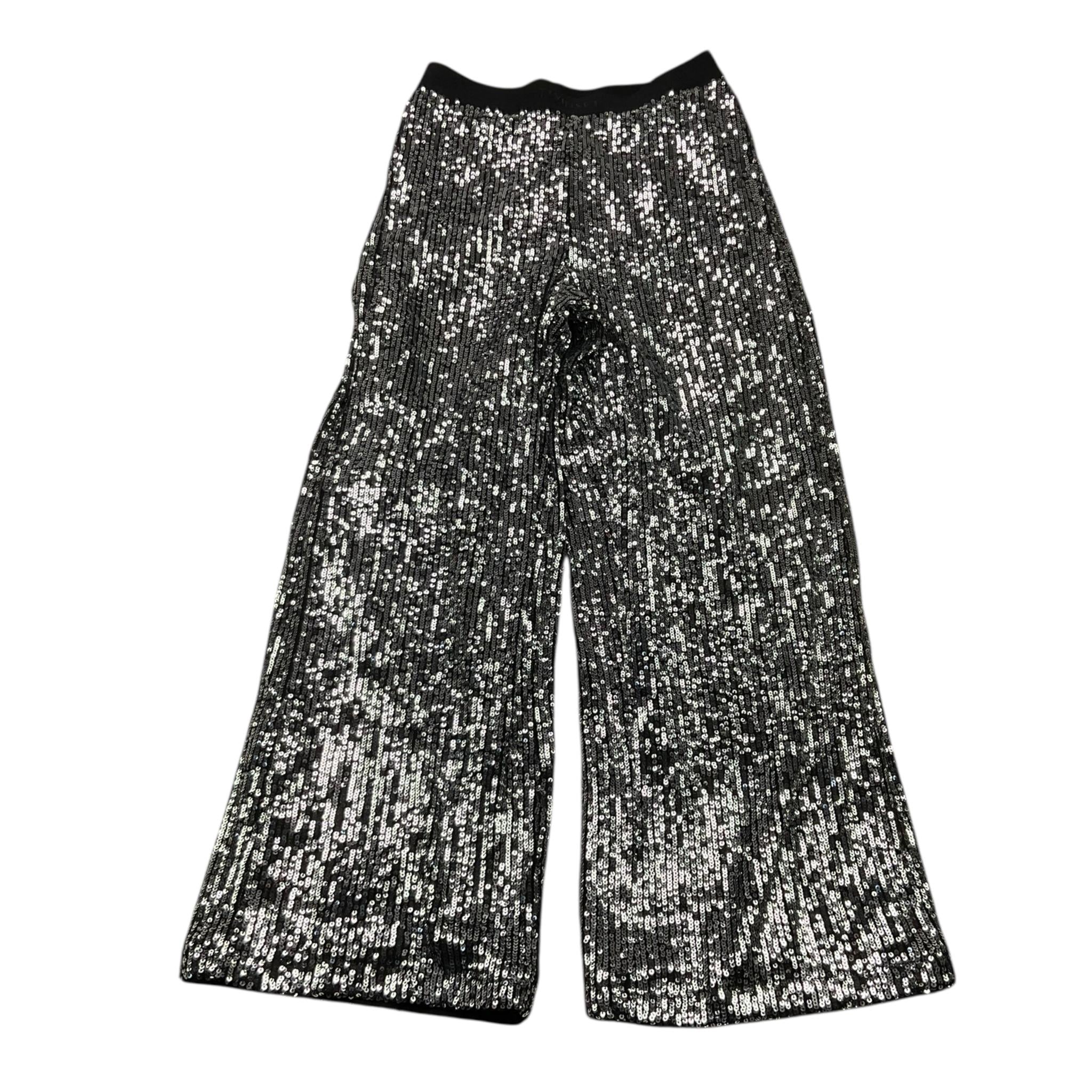TWINSET pantalone modello a palazzo con paillettes Argento per Bambina 242GJ2351 ARGENTO TWINSET