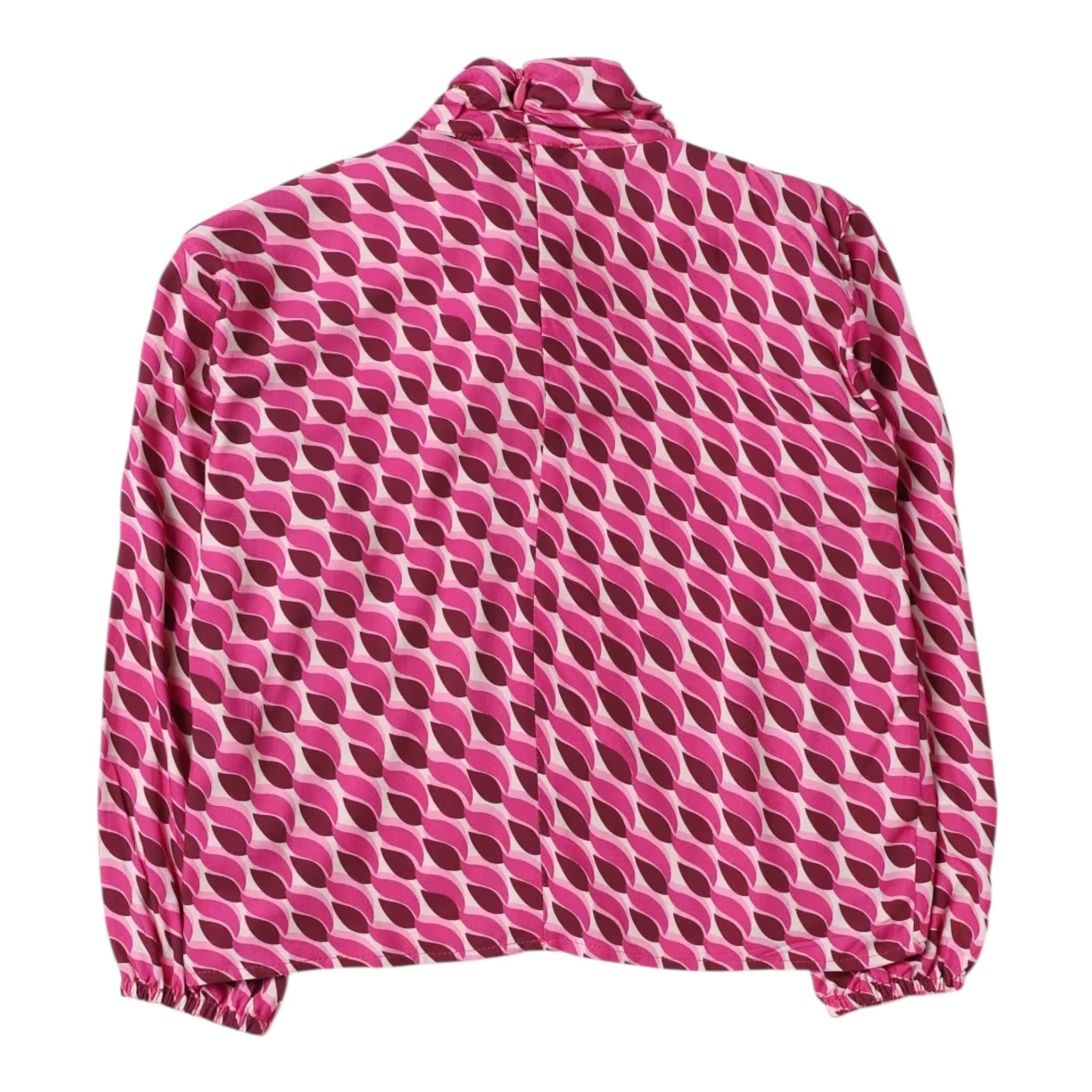 LIU JO camicia manica lunga stampa fantasia Fuxia per Bambina GF3026 FUXIA LIU JO