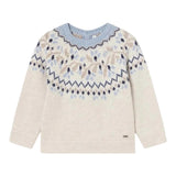 MAYORAL maglia tinta unita con stampa Beige per Bambina 2323J BEIGE MAYORAL