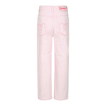 BillIEBLUSH jeans tinta unita con girovita regolabile Rosa per Bambina U20447 ROSA BillIEBLUSH