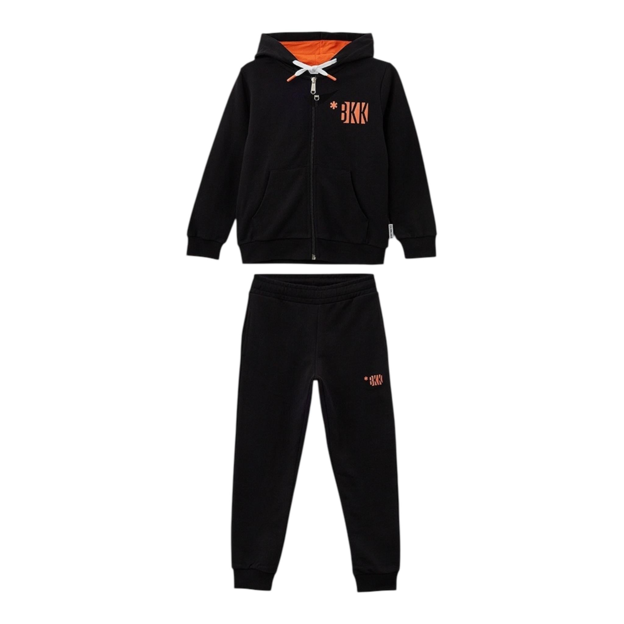 BiKKEMBERGS completo 2pz felpa-pantalone Nero per Bambino BK2380P NERO BiKKEMBERGS