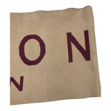 JOHN RICHMOND set cappello-sciarpa tinta unita con stampa Fango per Neonato RBA25017HS FANGO JOHN RICHMOND