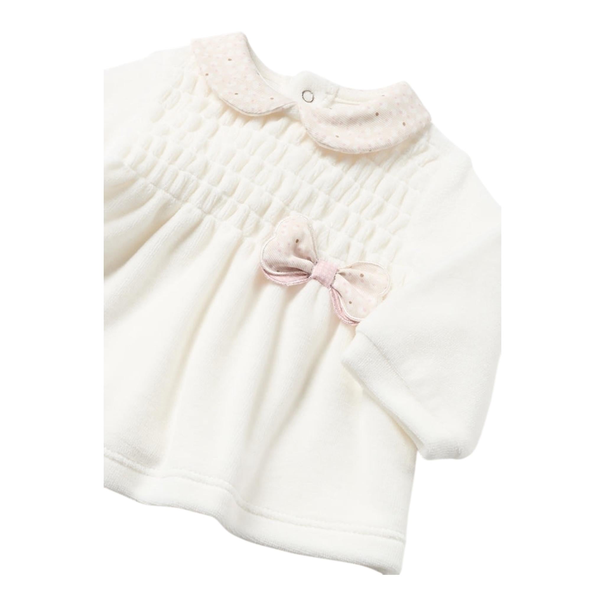 MAYORAL completo 2pz maglia-ghettina bicolore Bianco/beige per Neonata 2501 BIANCO/BEIGE MAYORAL