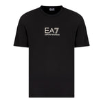 EMPORIO ARMANI t-shirt girocollo tinta unita con stampa Nero per Bambino 3DBV01 NERO EMPORIO ARMANI