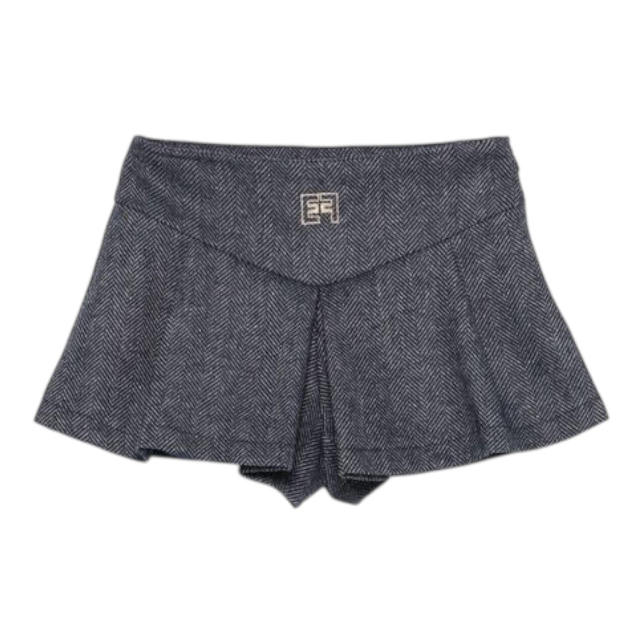 ELISABETTA FRANCHI short tinta unita con microfantasia Blu per Neonata EGBE019 BLU ELISABETTA FRANCHI