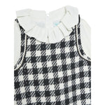 Abel & Lula Abito Giromanica con Camicia Nero per Bambina 5526 NERO ABEL & LULA 