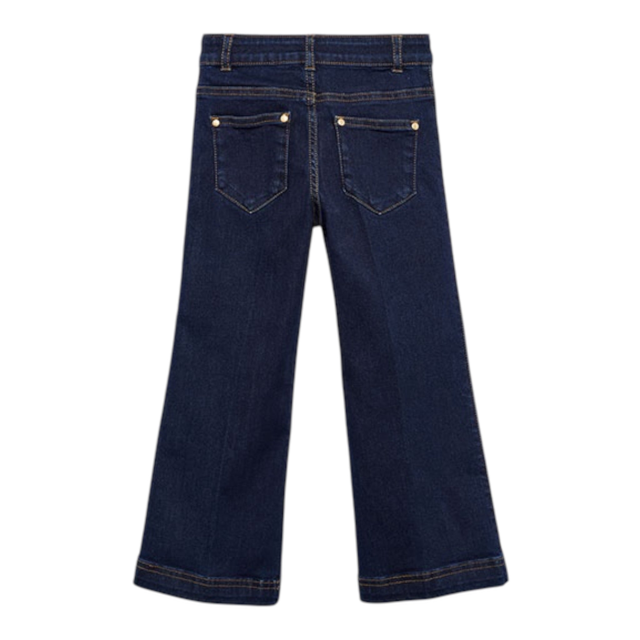 Abel & Lula Jeans tinta unita Modello Zampa Blu per Bambina 5722 BLU ABEL & LULA 