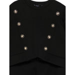 Abel & Lula Completo 2 Pezzi Feloa-Pantalone tinta unita Nero per Bambina 5730 NERO ABEL & LULA 