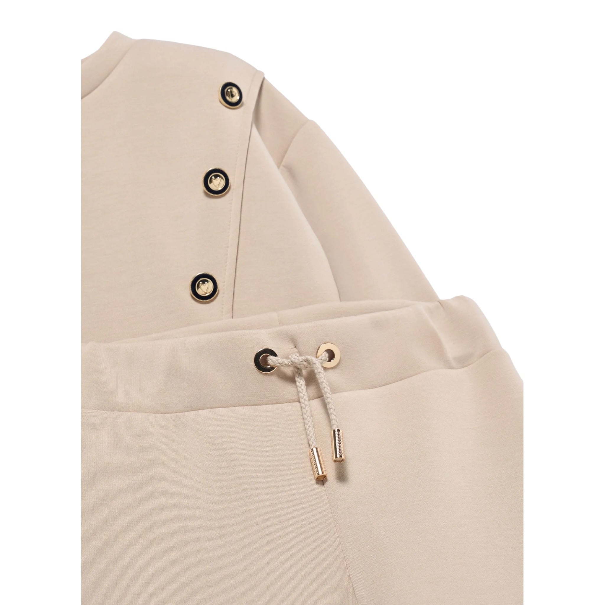Abel & Lula Completo 2 Pezzi Feloa-Pantalone tinta unita Beige per Bambina 5730X BEIGE ABEL & LULA 