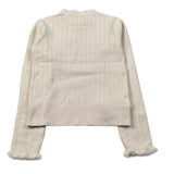 Abel & Lula Maglia tinta unita con Pelliccia Beige per Bambina 5835X BEIGE ABEL & LULA 