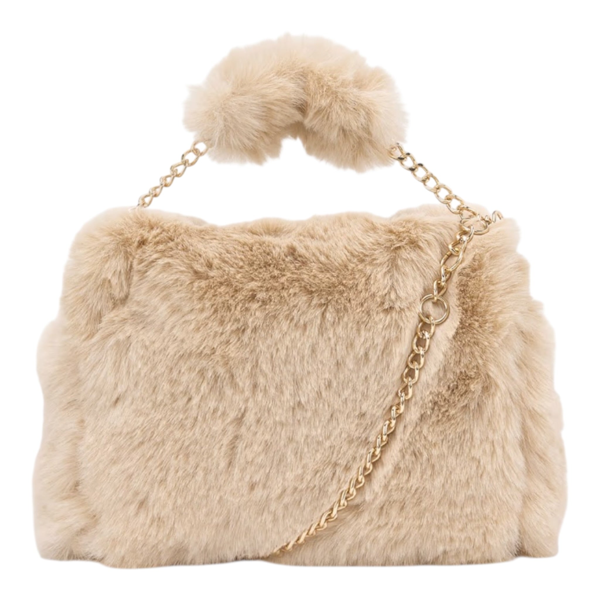 Abel & Lula Borsa tinta unita Peluche Beige per Bambina 5980 BEIGE ABEL & LULA 