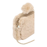 Abel & Lula Borsa tinta unita Peluche Beige per Bambina 5980 BEIGE ABEL & LULA 